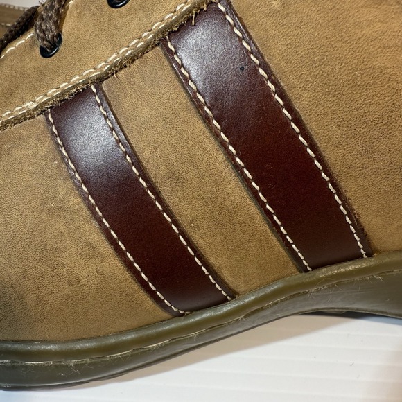 Skechers SN 4400 Mens Size 12 Brown Casual Classic Leather Lace Up Oxford Shoes - Picture 3 of 15